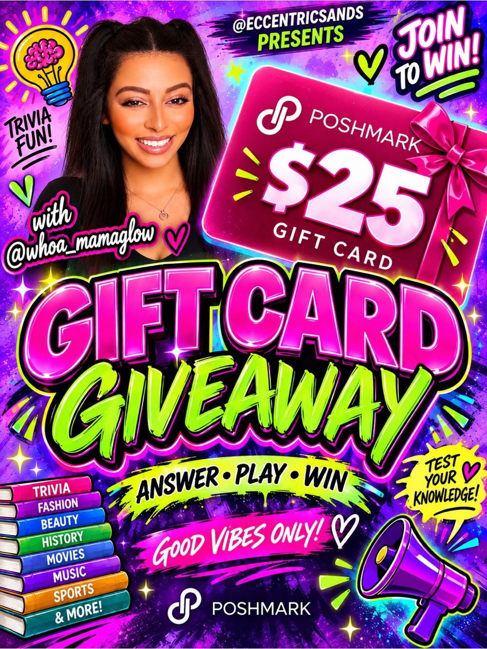 ✨Giveaway✨ $25 Poshmark Gift Card